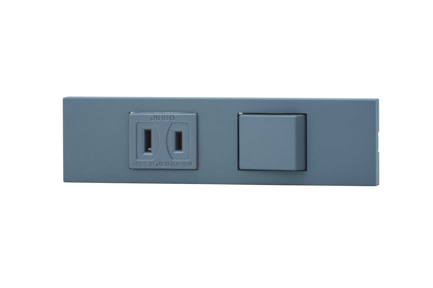 KAG-2516｜NKシリーズ家具・機器用コンセント+3路スイッチセット (SG色) 家具・機器用 ソリッドグレー