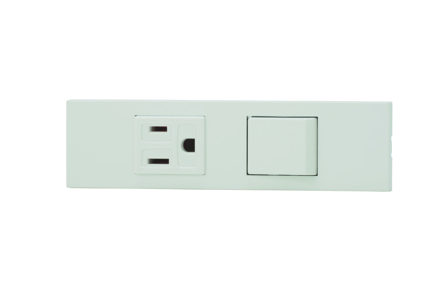 KAG-2533｜NKシリーズ家具・機器用接地コンセント＋4路スイッチセット (PW色) 家具・機器用 PW色