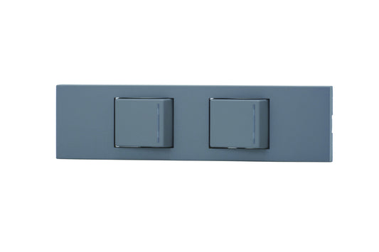 KAG-2537｜NKシリーズ家具・機器用3路+3路ガイドランプ付き
スイッチセット (SG色) NK 家具・機器用 ガイドランプ付 SG色