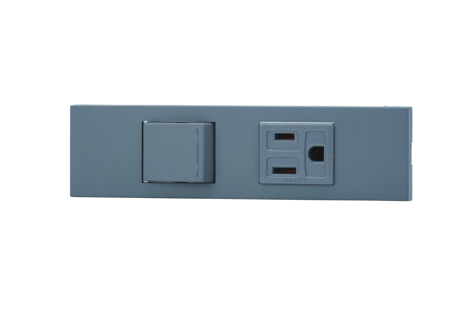 KAG-2540｜NKシリーズ家具・機器用3路ガイドランプ付き
スイッチ＋接地コンセントセット (SG色) NK 家具・機器用 ガイドランプ付 SG色