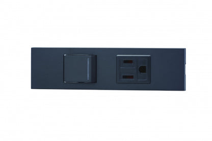KAG-2541｜NKシリーズ家具・機器用3路ガイドランプ付き
スイッチ＋接地コンセントセット (SB色) NK 家具・機器用 ガイドランプ付 SB色
