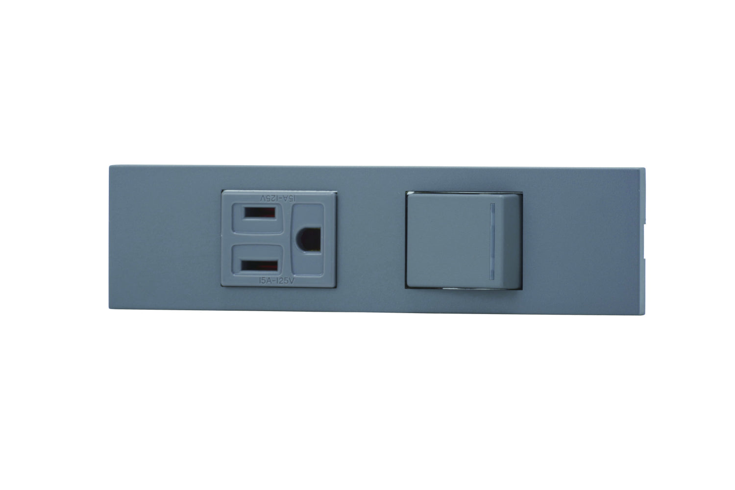 KAG-2543｜NKシリーズ家具・機器用接地コンセント＋3路ガイドランプ付きスイッチセット (SG色) NK 家具・機器用 ガイドランプ付 SG色