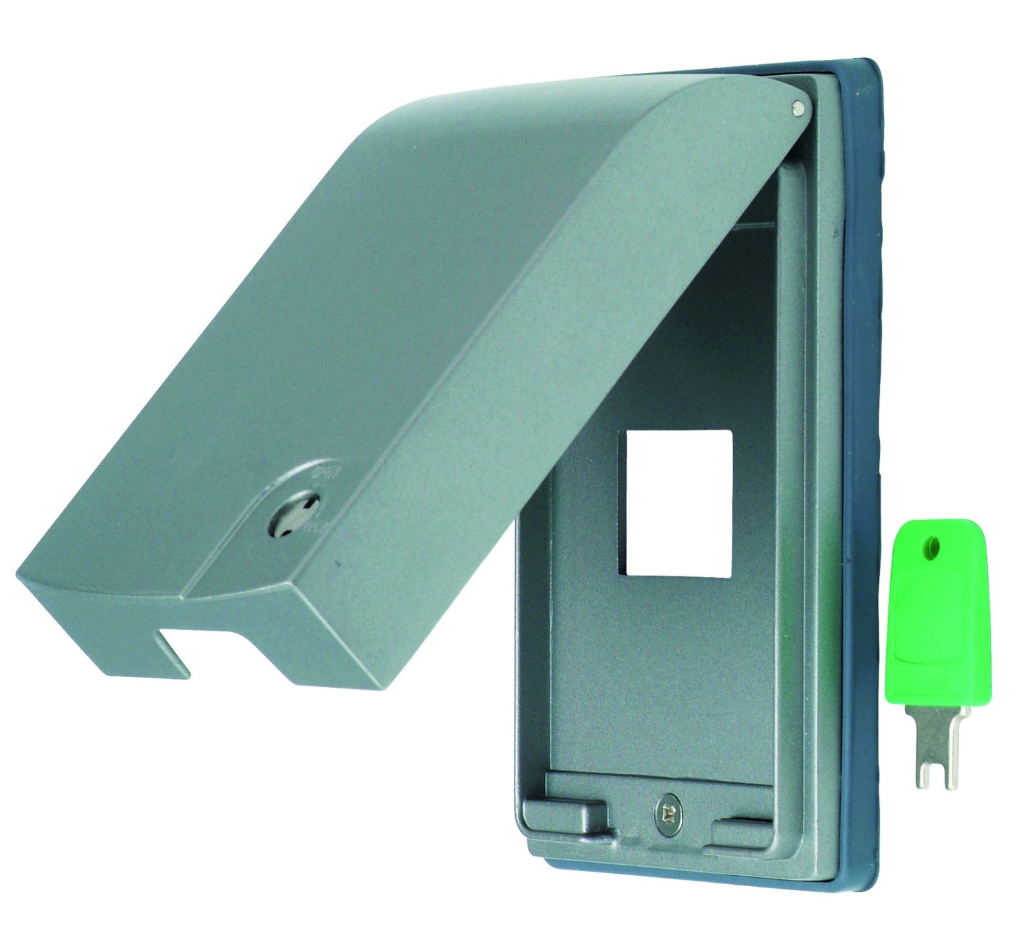 MBP-1UWKY｜金属防滴プレート キー付き1個用 キー付き1個用