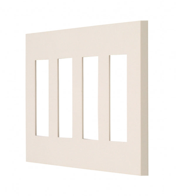 NKP-3UF-4-PW｜NKシリーズプレート 4連用 12個口(PW色) NKシリーズ 12個口 PW色