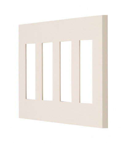 NKP-3UF-4-PW｜NKシリーズプレート 4連用 12個口(PW色) NKシリーズ 12個口 PW色