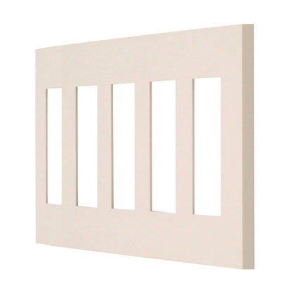 NKP-3UF-5-PW｜NKシリーズプレート 5連用 15個口(PW色) NKシリーズ 15個口 PW色