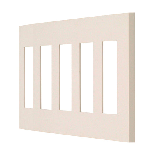 NKP-3UF-5-PW｜NKシリーズプレート 5連用 15個口(PW色) NKシリーズ 15個口 PW色