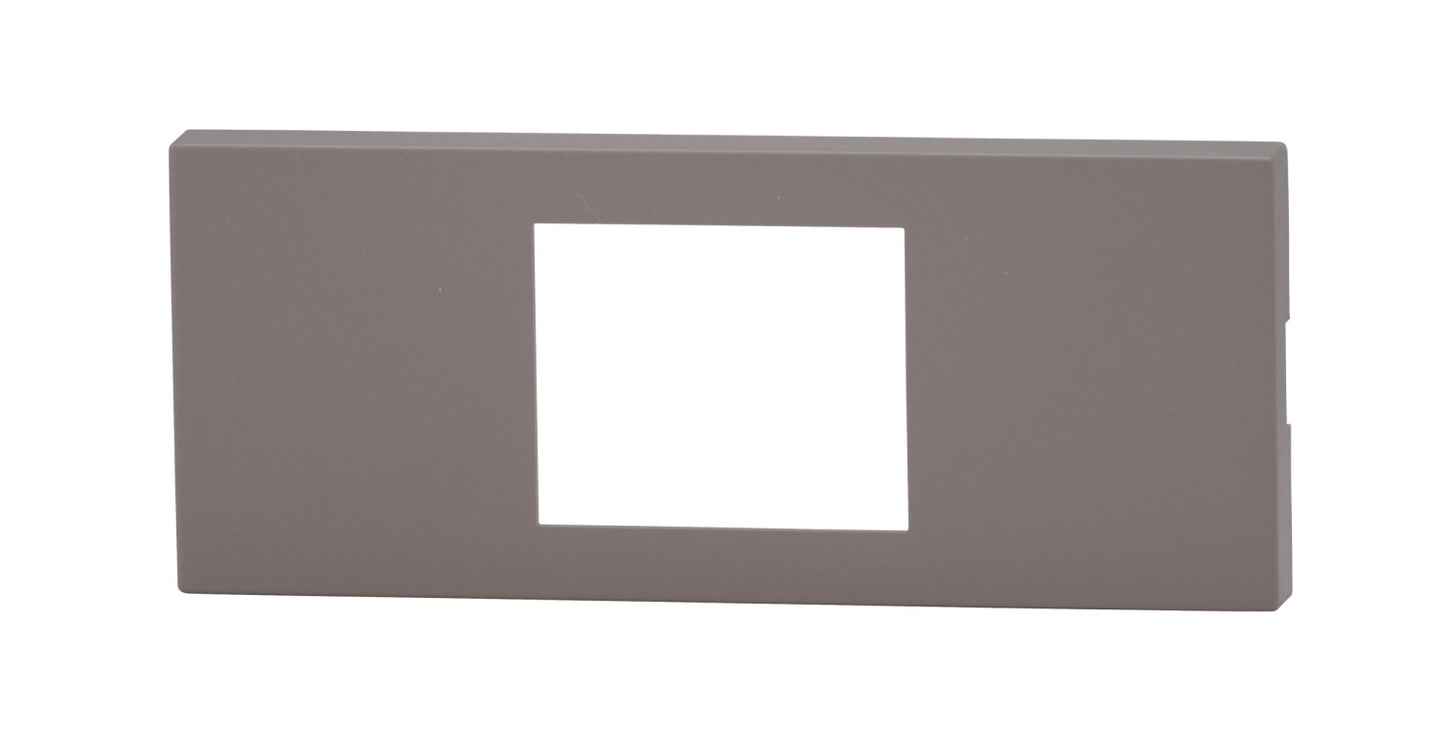 NKPN-1UP-SG｜NKシリーズ家具・機器用プレート 1個口 (SG色) NKシリーズ ソリッドグレー