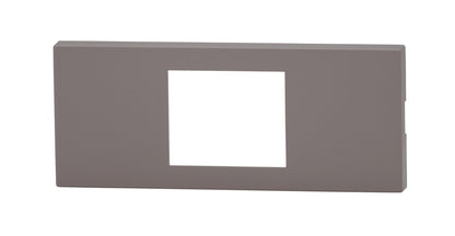 NKPN-1UP-SG｜NKシリーズ家具・機器用プレート 1個口 (SG色) NKシリーズ ソリッドグレー