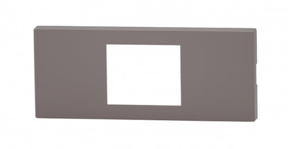 NKPN-1UP-SG｜NKシリーズ家具・機器用プレート 1個口 (SG色) NKシリーズ ソリッドグレー