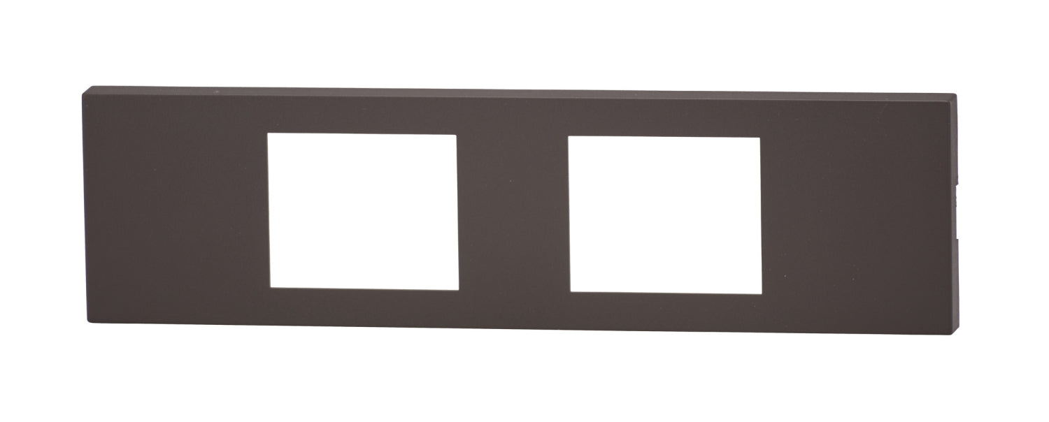 NKPN-2UP-SB｜NKシリーズ家具・機器用プレート 2個口 (SB色) NKシリーズ ソフトブラック