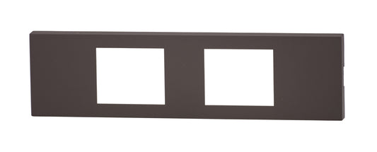 NKPN-2UP-SB｜NKシリーズ家具・機器用プレート 2個口 (SB色) NKシリーズ ソフトブラック