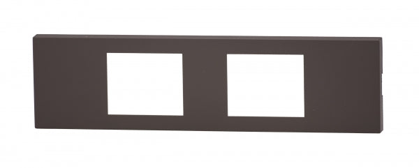 NKPN-2UP-SB｜NKシリーズ家具・機器用プレート 2個口 (SB色) NKシリーズ ソフトブラック