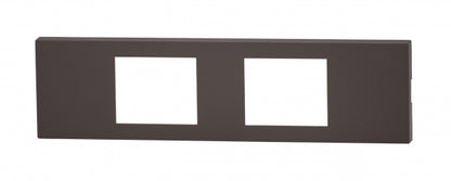 NKPN-2UP-SB｜NKシリーズ家具・機器用プレート 2個口 (SB色) NKシリーズ ソフトブラック