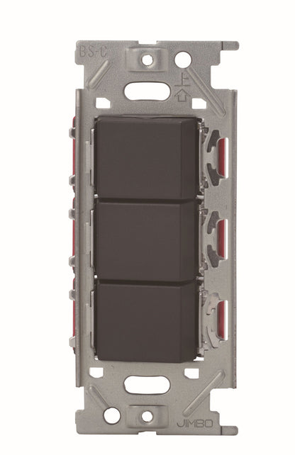 NKW03618SB｜NKシリーズ 4路・4路・3路スイッチトリプルセット (SB色) NKシリーズ ソフトブラック