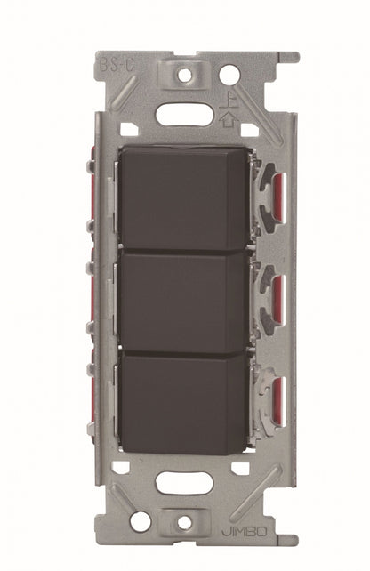 NKW03618SB｜NKシリーズ 4路・4路・3路スイッチトリプルセット (SB色) NKシリーズ ソフトブラック