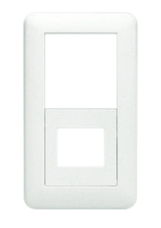 NWC-4｜Jワイドスリム スイッチ・コンセントプレート スイッチ＋1口 スイッチ+1口 Jワイドスリム