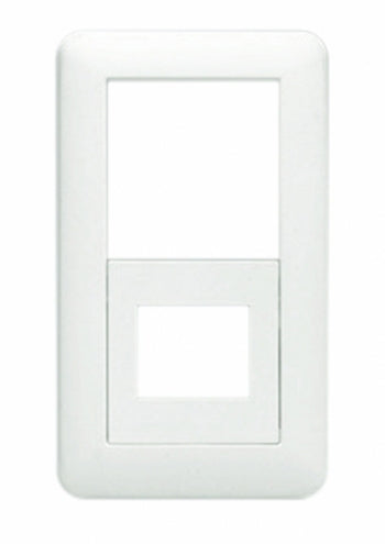 NWC-4｜Jワイドスリム スイッチ・コンセントプレート スイッチ＋1口 スイッチ+1口 Jワイドスリム