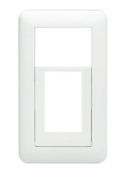 NWC-5｜Jワイドスリム スイッチ・コンセントプレート スイッチ＋2口 スイッチ+2口 Jワイドスリム