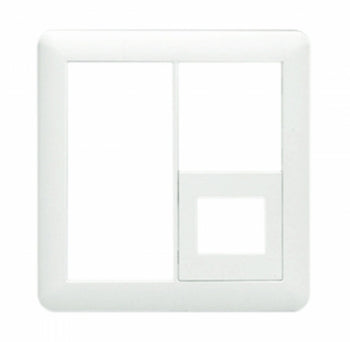 NWC-S4｜Jワイドスリム スイッチ・コンセントプレート スイッチ＋1口(2連用) スイッチ+1口(2連用) Jワイドスリム