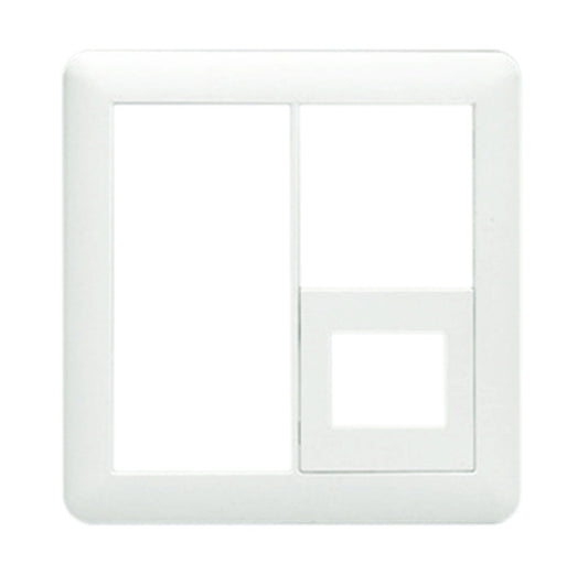 NWC-S4｜Jワイドスリム スイッチ・コンセントプレート スイッチ＋1口(2連用) スイッチ+1口(2連用) Jワイドスリム