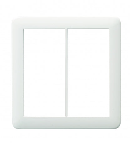 NWP-2｜Jワイドスリム スイッチプレート 2連用 (PW) 2連用 Jワイドスリム