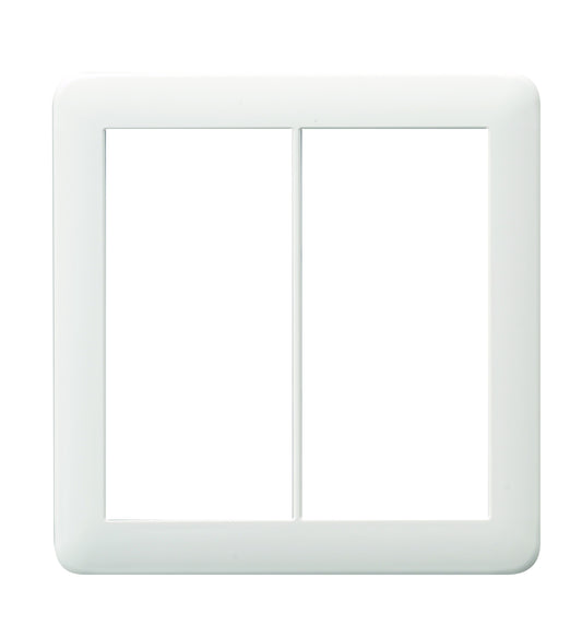 NWP-2｜Jワイドスリム スイッチプレート 2連用 (PW) 2連用 Jワイドスリム