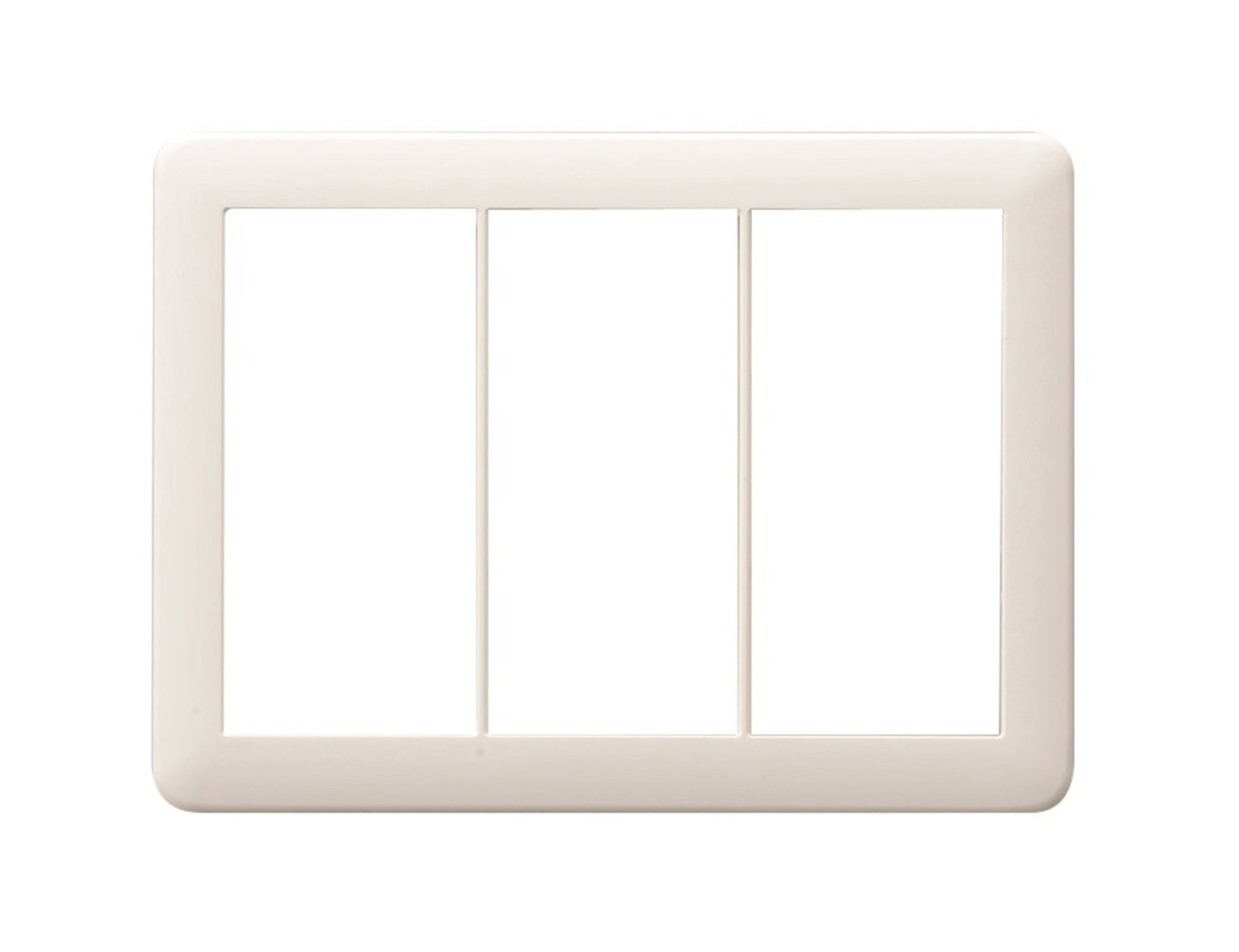 NWP-3｜Jワイドスリム スイッチプレート 3連用 (PW) 3連用 Jワイドスリム