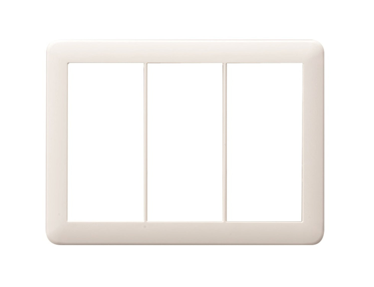 NWP-3｜Jワイドスリム スイッチプレート 3連用 (PW) 3連用 Jワイドスリム