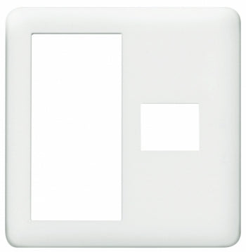 NWP-S1｜Jワイドスリム スイッチ・コンセントプレート 2連用 スイッチ＋1口 2連用 スイッチ+1口 Jワイドスリム