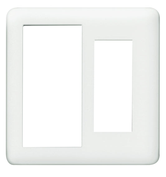 NWP-S3｜Jワイドスリム スイッチ・コンセントプレート 2連用 スイッチ＋3口 (PW) 2連用 スイッチ+3口 Jワイドスリム