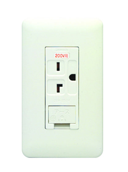 WJ03420PW｜アースターミナル付 接地200Vコンセント アースターミナル付 PW色