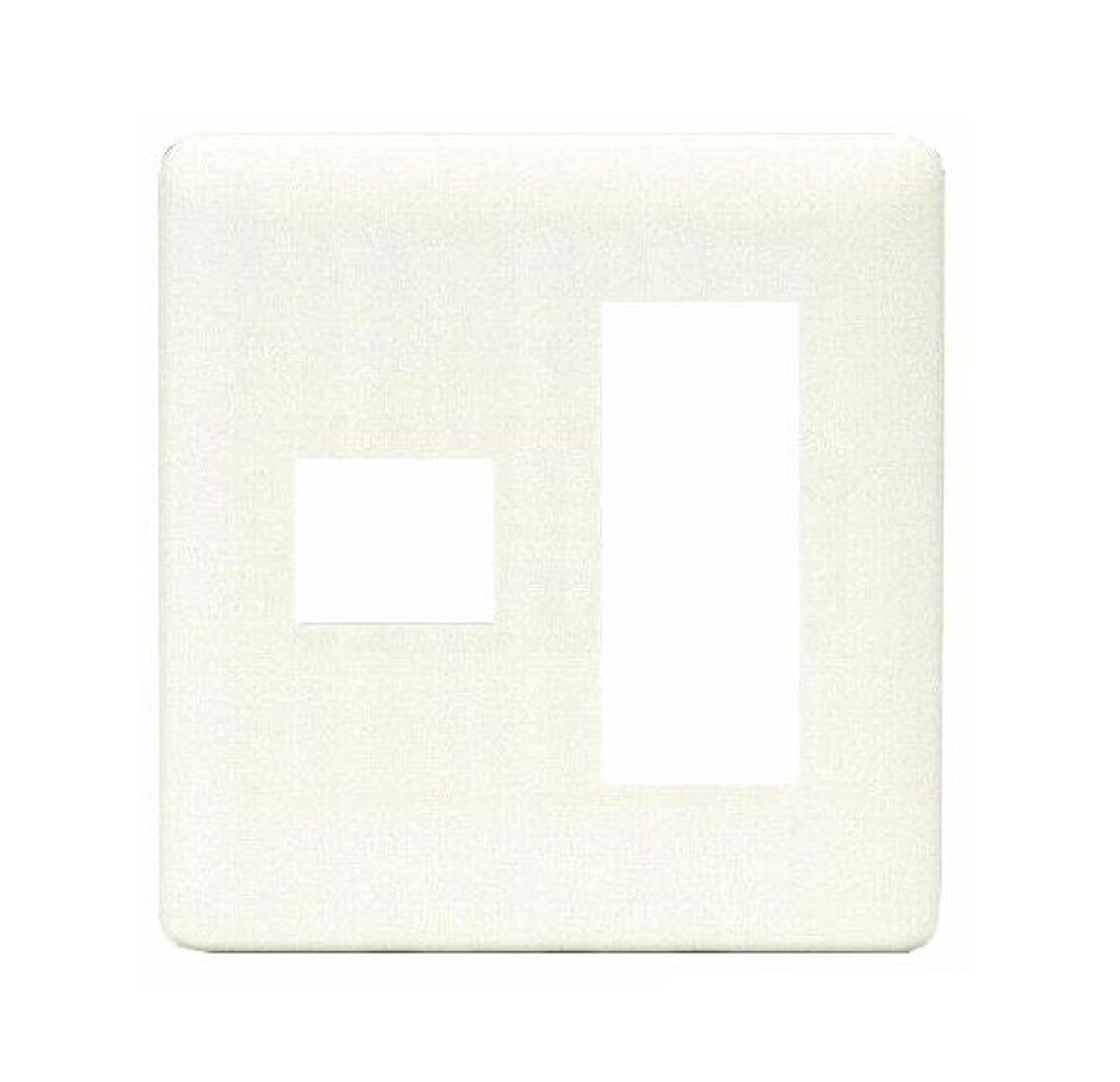 WJD-13｜2ピースコンセントプレート 2連用 4個口