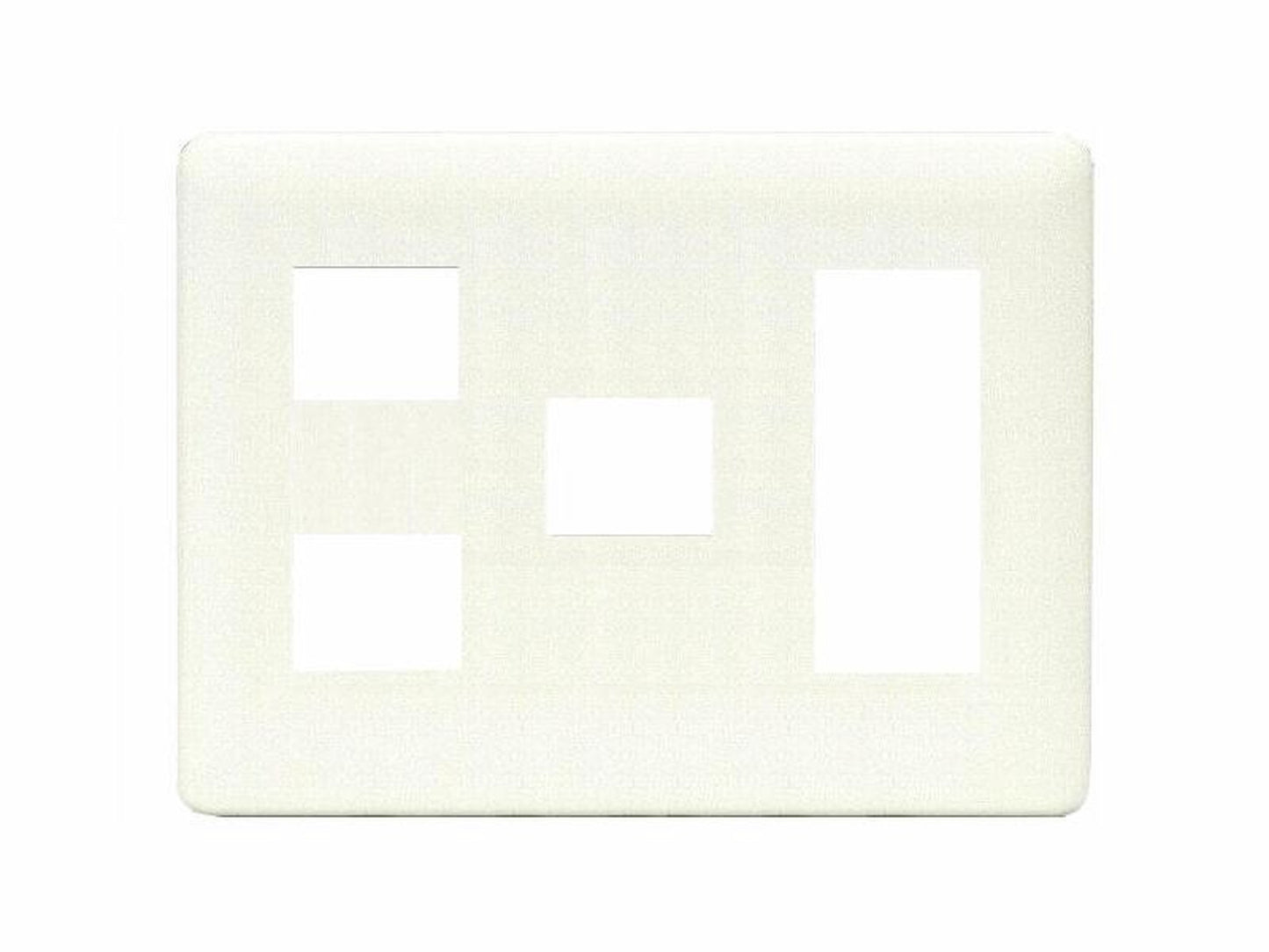 WJD-213｜2ピースコンセントプレート 3連用 6個口