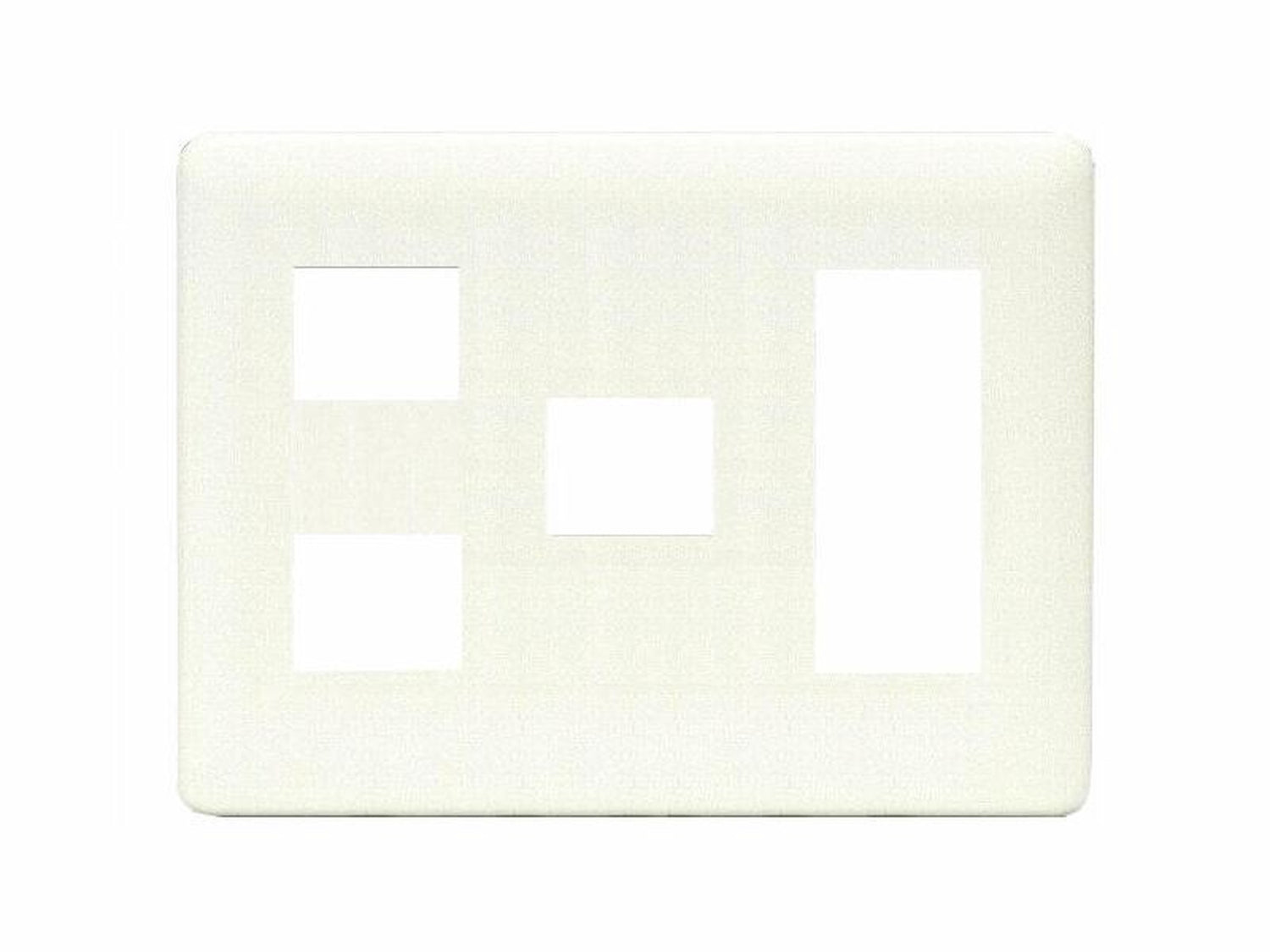 WJD-213｜2ピースコンセントプレート 3連用 6個口