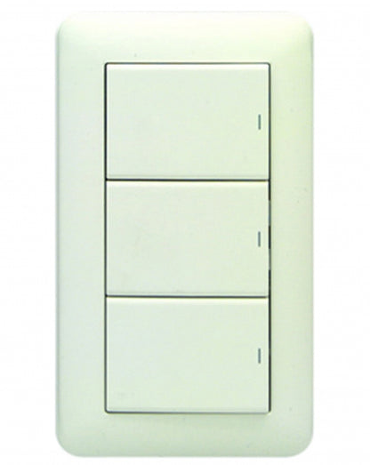 WJH03001PW｜1連3個用 (片切スイッチ) 1連3個用 片切スイッチ PW色