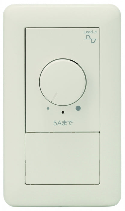WJH03640PW｜ライトコントロールスイッチ LED照明対応形 AC100V500VA PW色