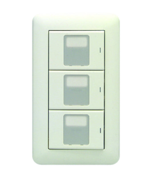 WJHM03001PW｜1連3個用 (マーク付片切スイッチ) 1連3個用 (マーク付片切スイッチ) PW色