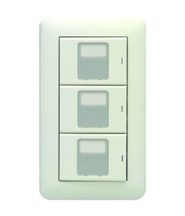 WJHM03001PW｜1連3個用 (マーク付片切スイッチ) 1連3個用 (マーク付片切スイッチ) PW色