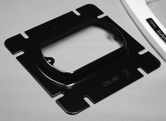 CVLSB｜大四角小判カバー 1個用 黒塗装