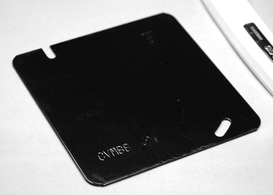 CVMBB｜中四角ブランクカバー (黒)