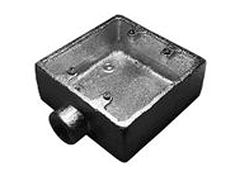 K1621｜角型露出スイッチボックス 2個用1方出 16 HDZ