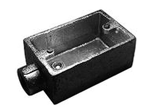 K1911｜角型露出スイッチボックス 1個用1方出 19 HDZ