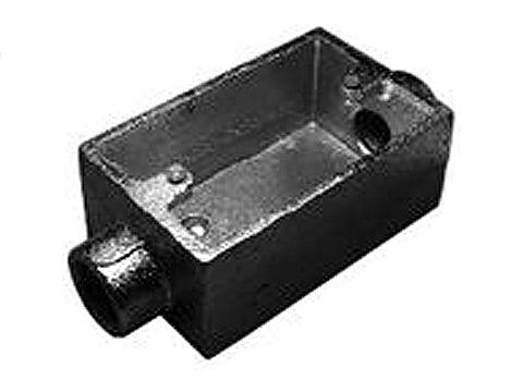 K221S｜角型露出スイッチボックス 1個用2方出 22 HDZ