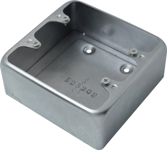 K2520S｜角型露出ボックス 2個用