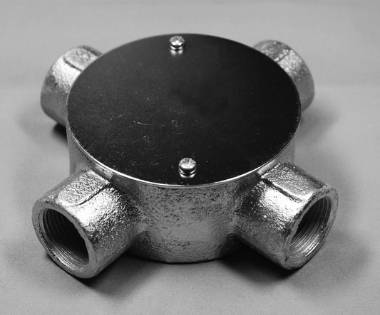 M224｜丸型露出ボックス HDZ 4方出 22