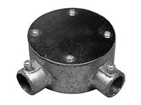 NM19LC｜ネジナシ丸型露出ボックス