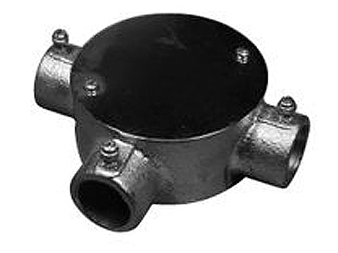 NM253C｜ネジナシ丸型露出ボックス