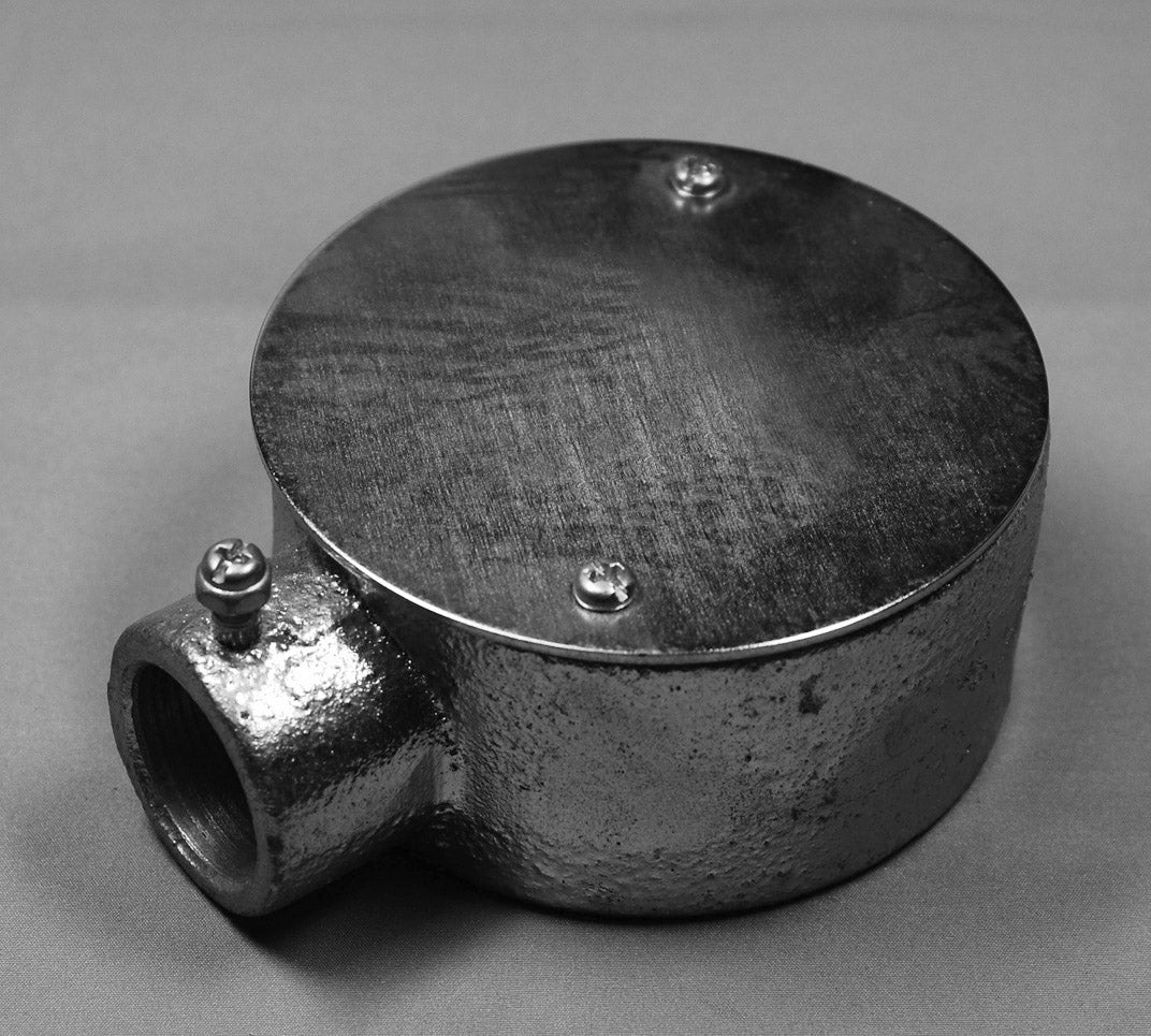 NM511C｜ネジナシ丸型露出ボックス 1方出 51