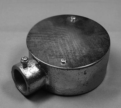 NM511C｜ネジナシ丸型露出ボックス 1方出 51